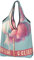 KCGSDEGV Wiederverwendbare Einkaufstasche mit Zuckerwatte-Aufdruck, faltbare Einkaufstasche für Shopper Reisen Strand Arbeit, Schwarz , 1 Pack