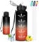 Gourde 1,5l, Gourde Sport, Anti Fuite, Gourde Graduée pour 1 Journee, Facile à Nettoyer, Gourde Graduée, Gourdes de Camping et Randonnée avec Slogan de Motivation, Bouteille d'eau pour Yoga, Aptitude