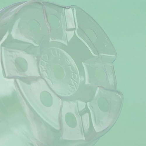 10 transparente Pflanztöpfe mit Feuchtigkeitskuppelschale, perfekt für Sukkulenten-Anzucht