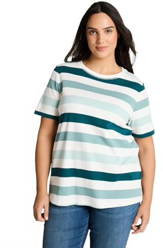 TOM TAILOR Damen Plussize T-Shirt mit Muster