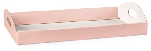Cesto vassoio ideale per trasportare e contenere le bomboniere i sacchetti i ciuffetti 43.5x29x4.5 cm (1 PEZZO ROSA)