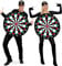 FRIES Dartscheibe Dart Kostüm Dartkostüm Scheibe Unisex