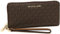 Michael Kors Jet Set Travel Monogram Zip Around Travel Wallet Wristlet