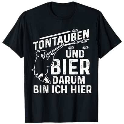 Tontaube Schützenfest Zielwasser Sportschütze T-Shirt