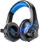 YINSAN Cuffie da gioco per PS4/PS5/PC/Xbox/Nintendo Switch, cuffie PS4 con cavo e luce RGB, cuffie stereo surround con microfono, cancellazione del rumore