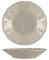 H&H Celine Set 6 Piatti Fondi, Stoneware, Grigio, 21.5cm