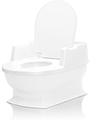 Reer SitzFritz Kinder-Toilette, Töpfchen und Toilettentrainer, weiß