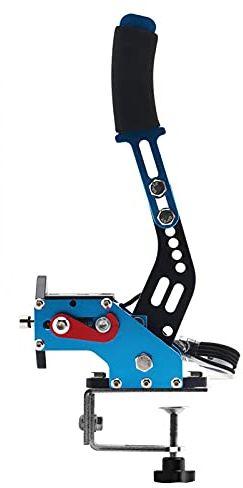 muge racing 64Bit PC USB Handbremse mit Klemme SIM für Rennspiele Logitech G27 G25 G29 T500 T300 FANATECOSW LFS DIRT RALLY.2 Blau
