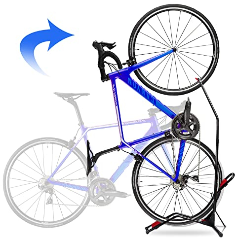Begona Fahrradständer, Professional Freistehender Boden Fahrradständer, Senkrechter Fahrradständer Fahrrad Ständer Halter für 20-29 Zoll Mountainbike - Ideal für Garagen,Haus