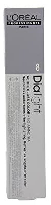 L'Oréal Professionnel DiaLight 8 Coloración Rubio Claro Sin Amoniaco, 50ml