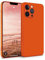 MyGadget Cover per iPhone 13 Pro - Custodia Protettiva in Silicone Morbido – Case TPU Flessibile - Ultra Protezione Antiurto & Antiscivolo Arancio
