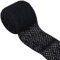 GORGECRAFT 5.5 Yards 5 Inch Breites Elastisches Band Schwarzes Stretch-Polyester-Stoffband Häkel-Stirnband Für Zuhause Heimwerken Nähen Basteln Kleidungsstück Schleife Stretch Stricken Haarschmuck