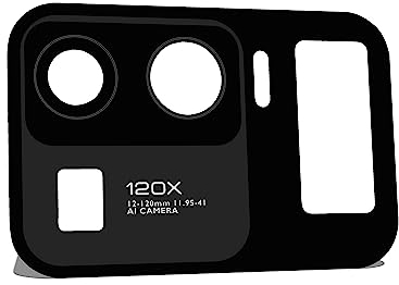 IS-TECK Kompatibel mit Xiaomi Mi 11 Ultra Ersatz Kamera Glas Linse inkl. Kleber Set