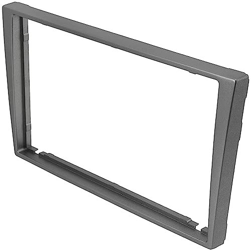 AERZETIX - C24559 - Cadre/façade/Adaptateur 2 DIN pour autoradio de Voiture - Compatible avec Opel Agila Astra Combo C Corsa C Meriva Omega B Signum Vectra C Vivaro Renault Trafic II, Suzuki Wagon R+