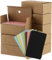 CHUEHKAK 800 Stück Blanko Papier Karten Bunt, 7 Farben Karteikarten Klein, 9cm x 5.3cm, Moderationskarten,Kraftpapier Karten Farbig, Blanko Memory Karten, Mitteilungskarte, für Graffiti DIY Lernen