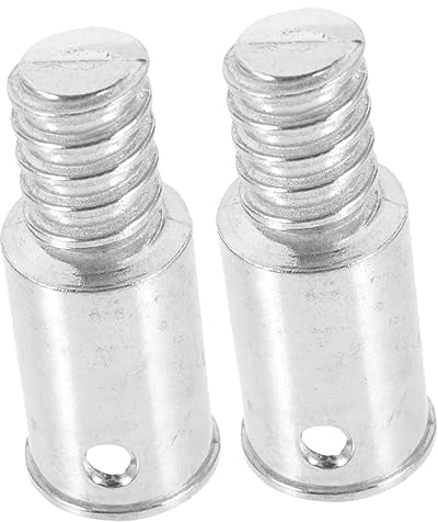 Yardwe Tip for Extension Pole Adapter - Stainless Steel Thread Metal Rod for Telescopic Broom, Mop Head - 2 Pack