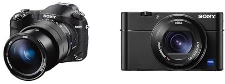 Sony RX10 IV | Premium-Kompaktkamera & RX100 V | Premium-Kompaktkamera (1,0-Typ-Sensor, 24-70 mm F1.8-2.8-Zeiss-Objektiv, 4K-Filmaufnahmen und neigbares Display)