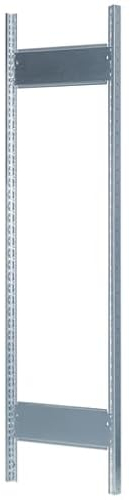 qpool24 MULTIplus T-Profil-Rahmen 2000x600 mm, verzinkt, 2 Tiefenriegel, unmontiert