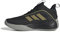 adidas Herren Own The Game 3 Shoes Basketball-Schuhe, Core Black/Gold Metallic/MGH Solid Grey, 48 EU