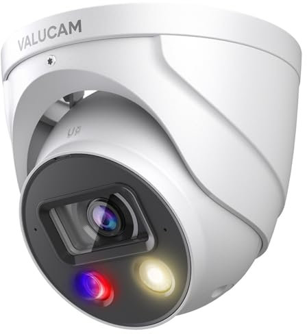 UltraHD 8MP IP-POE-Kamera für den Außenbereich, DMSS App, 4K @ 30fps, TiOC aktive Abschreckung, 29,9 m Dual-IR-Farbsicht F1.0, Netzwerkkamera für den Innenbereich, SMD4.0, 2-Wege-Audio, Fahrzeug- und
