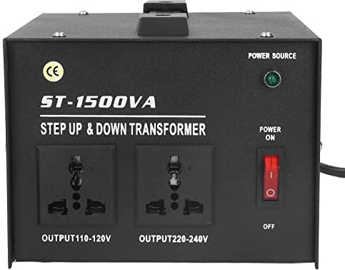 flexman Transformateur Convertisseur de Tension 1500 W, 110 V à 220 V, 220 V à 110 V, Convertisseur Élévateur Réglable avec Protection Contre Les Surcharges
