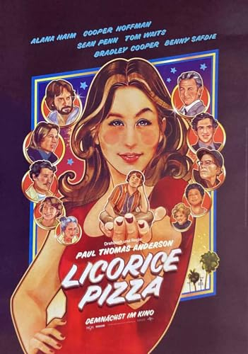 Licorice Pizza - Alana Haim - Cooper Hoffman - Filmposter 37x53cm gerollt