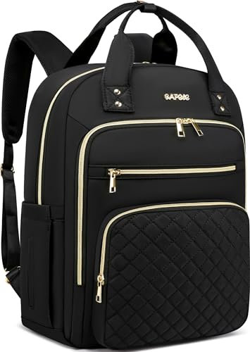 Cafele Mochila de profesor universitario de 17,3 pulgadas con computadora portátil con Puerto usb, mochila de computadora portátil antirrobo de viaje, mochila de hombro