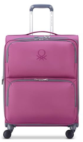 DELSEY PARIS x United Colors of Benetton - UCB SOFTSIDE - Valise soute Souple 65 cm x 45 cm x 31 cm - 72 L - L - Rose