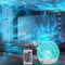LED Sternenhimmel Projektor, 3D Nordlicht Projektor mit 16 Beleuchtung-Effekten & Fernbedienung Galaxy Projektor, Flamme Sternenhimmel LED Projektor Nachtlicht Erwachsene Kinder für Geschenk Party