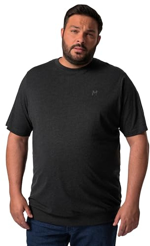 Men Plus Herren Kurzarm T-Shirt schwarz XXL