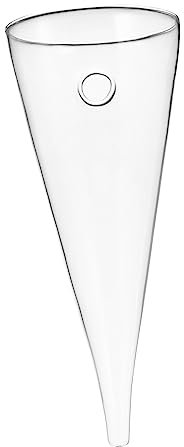 HOMOCONO Transparente Glasvase Zum Aufhängen Runde Flasche Für Pflanzen Und Blumen Hängen in Schlafzimmer Oder Wohnzimmer