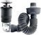 JOZMMZEOOA Égouttoir de Bonde de Lavabo 300-1000Mm Siphon Lavabo Avec Pop-Up Bouchon Bonde Lavabo Vidange de Filtre Tuyau Vidange Flexible Rétractable, Anti-Colmatage Anti-Odeurs Anti-Insectes(Gris)