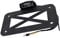Riloer Motorcycle License Plate Rack Bracket,License Plate,Modified Accessories,Number Plate Holder Bracket Cnc Frame with LED Light, Compatible with Harley, Black