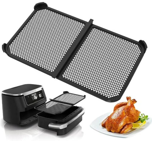 Air Fryer Accessories, Splash Guard for Foodi Flexdrawer 10,4 L Air Fryer AF500UK, Air Fryer Accessories AF500UK, Effective Reusable Foldable Silicone Splash Guard Accessories