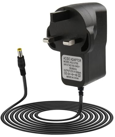 GCNWW 500mA 27V Charger for Gtech AirRam MK2 Cordless Vacuum Cleaner, Portability Power Supply Adapter, Suitable for Gtech AirRam AFT001 ATF40 ATF29 ATF27 AR02 AR01 K9 MK2