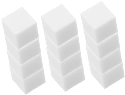 Veemoon 100pcs Nail Art Sponges Small Nail Sponge Cubes White Blocks for Precise Application and Mess-free for Art Manicure and Pedicure Tools