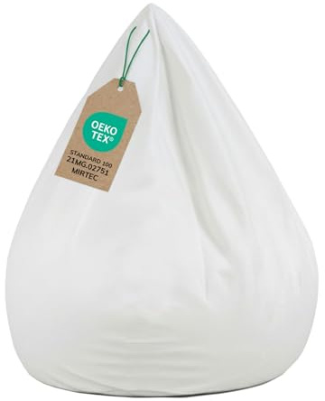 DreamRoots Sitzsack Innenhülle ohne Füllung, Ersatzbezug, M 75x120 cm | Innensack Bean Bag, zum Befüllen mit Styroporkugeln, waschbar, OEKO-TEX Stoff, Polyester