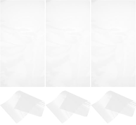 Tapa Rejilla Aire Acondicionado PET Transparente 8x15,5 Pulgadas | 6 Piezas, Adhesivo Autoadhesivo, Fácil Instalación y Mantenimiento, Resistente al Clima, para Suelo y Oficina