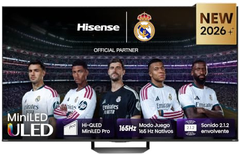 Hisense 75U7S Pro - MiniLED Pro Smart TV 75 Pulgadas, Hi-QLED MiniLED Pro, Modo Juego 165 Hz Nativos, Sonido Envolvente 2.1.2, Anti Reflection & Glare Free, IMAX Enhanced, Dolby Vision IQ, HDR 10+
