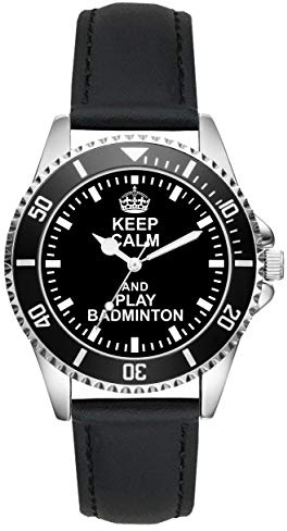 KIESENBERG Badminton Geschenk Artikel Idee Fan Uhr L-1921