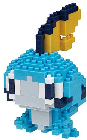 nanoblock NBPM-061 Pokemon Sobble Larméléon Memmeon Building Toy, Multicolored