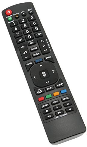 VINABTY AKB72915244 Replacement Remote Control Fit for LG LED LCD PLASMA TV 19LE5300 22LE5300 22LE5500 22lv250u 26LD350 26LE5300 26LE5500 26lk330u 26lk335c 26lv250u 32LD420 32LD450 32LD550 AKB72915246