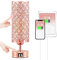 Touch USB Table Lamp, Rose Gold Lamp 3 Way Dimmable with Crystal Lampshade, Bedside Lamp with Dual USB Ports, Small Touch Light for Living Room Bedroom Home, Charge Phone (Bulb Included)