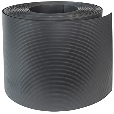 Thermoplast® Smart Bande brise-vue pour jardin, terrasse, balcon, en polypropylène résistant aux UV 19 cm x 26 m = 4,94 m² Anthracite (RAL 7016)