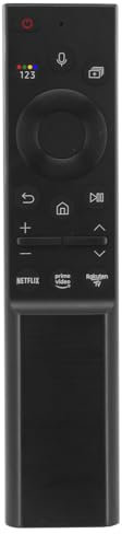 Universal Solar-Charging Eco BN59-01357D Voice Remote Control Compatible for Samsung Neo led Smart TV with Netflix Prime Rakuten TV - 2021 models