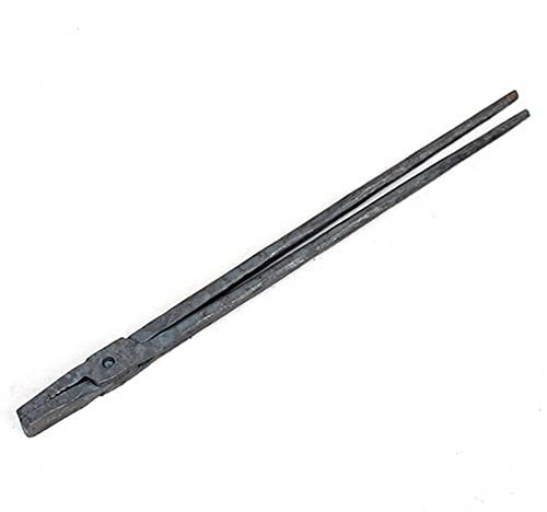 Schmiedezange Flachzange Schmiedezange mit flachem Maul 370mm 760g Schmiedezange zum Schmieden Schlosser Schmied Hufschmied Zange