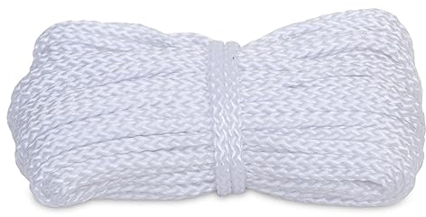 Windhager 10709 Corde de Fixation pour Voile d'ombrage en polypropylène 10 m x 4 mm Blanc L