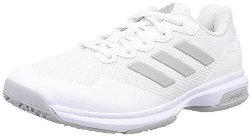 adidas Men's GameCourt 2.0 Omnicourt Shoes Tennis, Cloud White/Grey Two/Cloud White, 6 UK