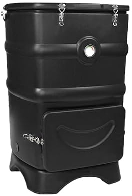 SKGFKYRM Compost Tumbler Outdoor Composting Bin Used to Quickly Create Fertile Soil With Liquid Fertilizer Collection Tube Composter