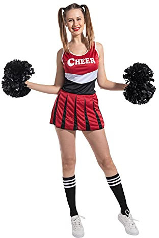 EraSpooky Cheerleading Cosplay Kostüm für Erwachsene Halloween Ostern Karneval Party Kostüm